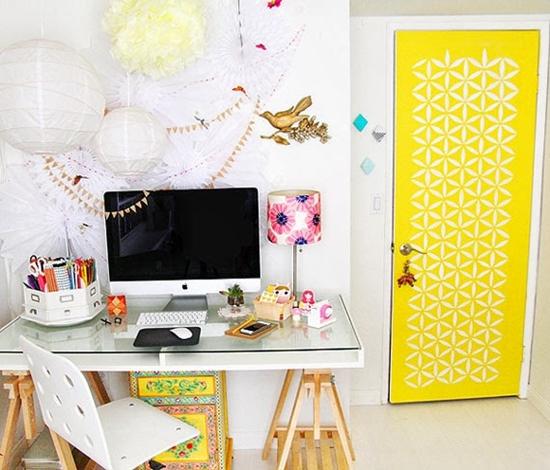 Decoração da porta