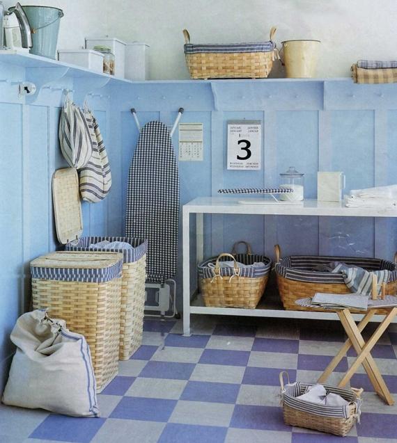 interior-aqua-color-theme-laundry-room-ideas-with-checked-floor-pattern-awesome-laundry-room-design-inspiration