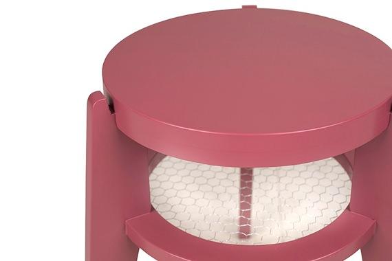 Banquinho cor de rosa