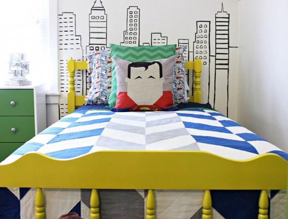 Quarto temático de super herói